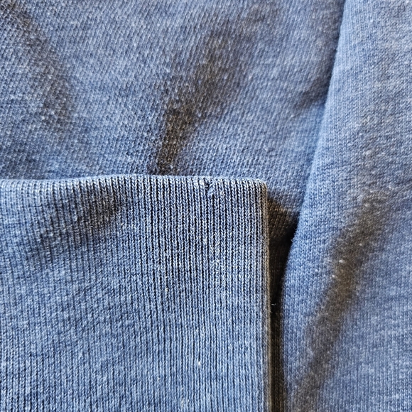 Hollister Blue Hoodie with Neon Lime Green Logo Womens Medium - Picture 9 of 9